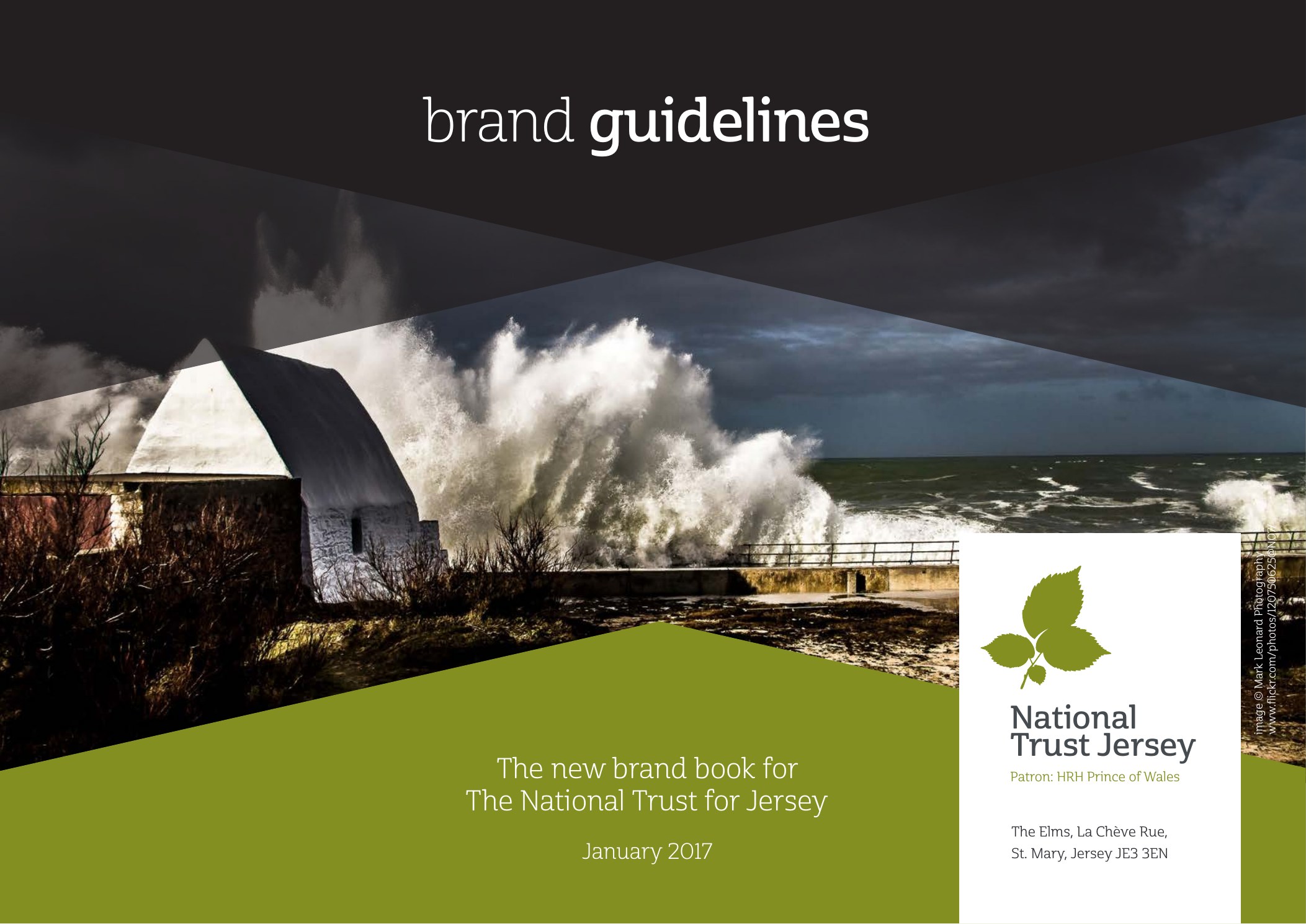 Cover of National Trust Jersey Brand Guidelines portfolio