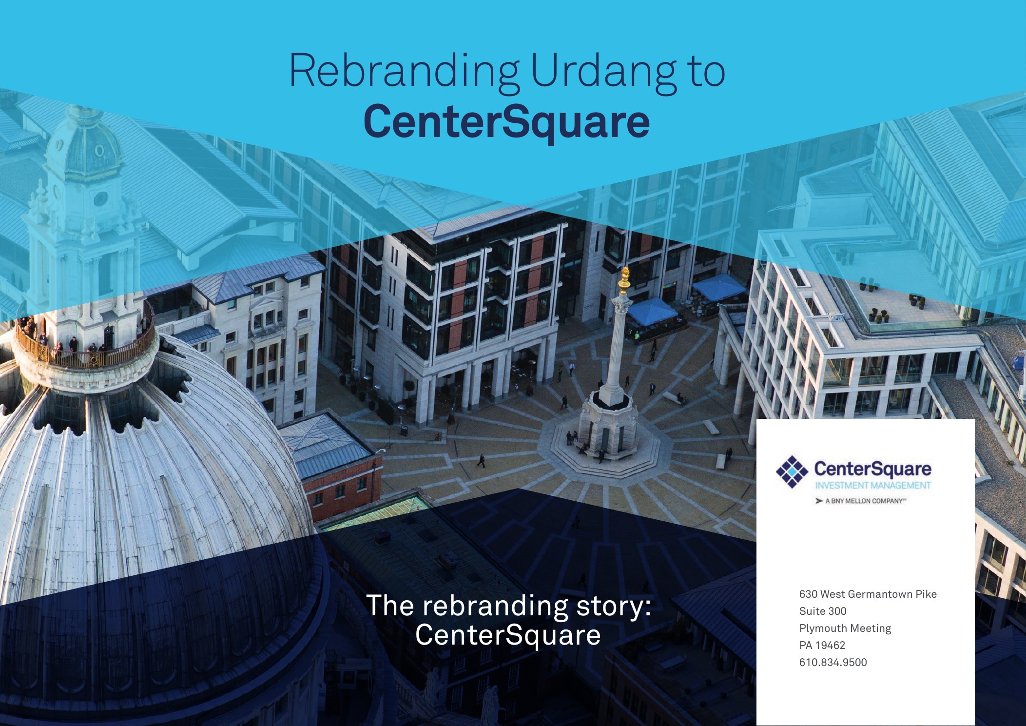 Cover of Centre Square design portfolio